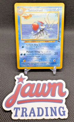Pokemon Tentacruel 10/18 Southern Islands Promo Stage 1 Regular English 1999 LP - Image 2