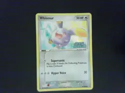 Whismur 69/100 CRYSTAL GUARDIANS Pokemon Card Reverse Holo 030318 - LP - Image 1
