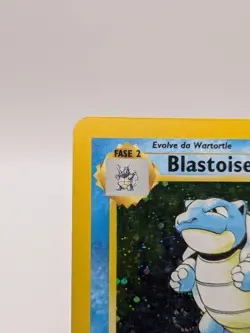 Pokemon TCG Italian Blastoise 💫Swirl 💫 Holo Rare Base Set: 2/102 - MP - Image 3