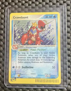 Pokemon TCG Crawdaunt 3/97 Pokemon Dragon 2003 Holo Rare LP - Image 1