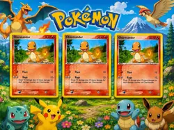 Lot Of 3 Charmander 112/113 Pokemon Ex Fire Red Leaf Green Secret Rare Holo NM🚨 - Image 1