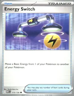 Energy Switch 115/132 Common Mega Evolution Pokemon Near Mint - Image 1