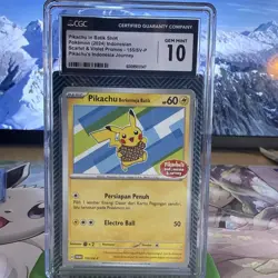 Pokemon Pikachu in a Batik Shirt 2024 Indonesian S&V Promos 155/SV-P CGC 10 - Image 1