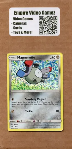 Magnemite - 8/12 - McDonald's Promo 2018, English Pokemon McDonald's Promos HP - Image 1