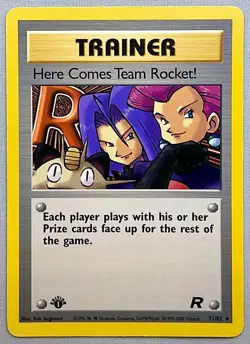 Pokemon 1st EDITION Here Comes Team Rocket! #71/82 Rare - 2000 Team Rocket - NM! - Image 1