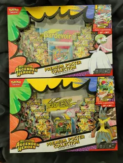 Pokemon Ascended Heroes Premium Poster Collection Set of 2 Gardevoir Lucario - Image 1
