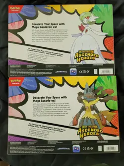 Pokemon Ascended Heroes Premium Poster Collection Set of 2 Gardevoir Lucario - Image 2