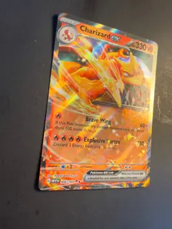 2025 Pokemon Scarlet & Violet 151 Charizard ex 6 /165 Holo rare Holographic art - Image 2