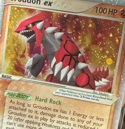 Pokemon TCG Groudon ex 93/100 Crystal Guardians EX Holo Ultra Rare English - Image 2