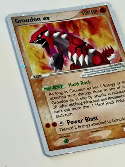 Pokemon TCG Groudon ex 93/100 Crystal Guardians EX Holo Ultra Rare English - Image 4