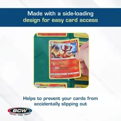 10 BCW Side Loading 18 Pocket Album Pages Green Binder Page Trading Cards MTG - Image 5