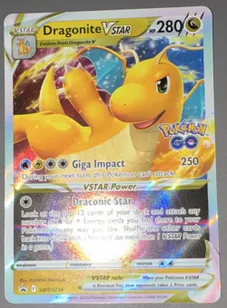 Pokemon TCG Dragonite VSTAR SWSH236 Promo Holo 280 HP English Pokemon GO - Image 2