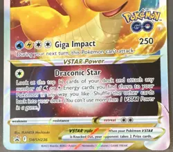 Pokemon TCG Dragonite VSTAR SWSH236 Promo Holo 280 HP English Pokemon GO - Image 3