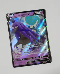 Pokemon Shadow Rider Calyrex Black Star Promo Full Art SWSH131 Sword Shield Holo - Image 1