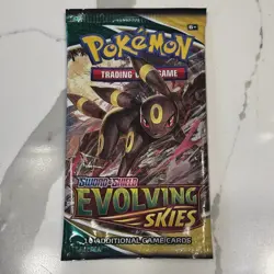 33x EMPTY Pokemon TCG Booster Packs Lot; Evolving skies, Prismatic, Celebrations - Image 3
