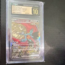 Pokemon Roaring Moon ex Sv8a Terastal Fest 218/187 Special Art Rare Holo CGC 10 - Image 3