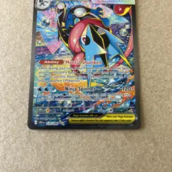Pokemon Mega Greninja EX 116/086 Secret Rare Full Art Holo, chaos rising - Image 4