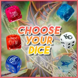 KONAMI YuGiOh OFFICIAL DICE BUNDLE | BLUE EYES KC KAIBA CORP TIMAEUS HARPIE🔥 - Image 1