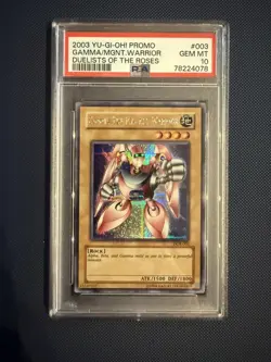 Yugioh Gamma The Magnet Warrior DOR-003 PSA 10 Secret Rare Duelist of Roses - Image 1