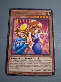 Toon Gemini Elf *Rare* BP03-EN014 1st Edition NM - Image 1
