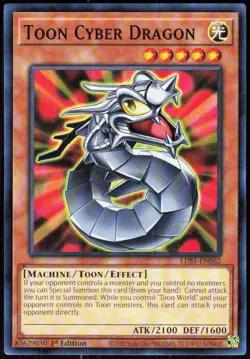 Toon Cyber Dragon MP16-EN074 Rare 2016 Mega-Tins Mega Pack Yu-Gi-Oh Near Mint - Image 1