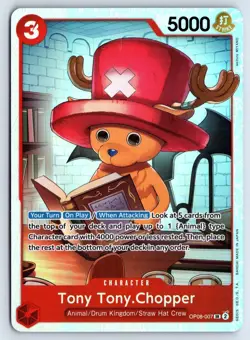 Tony Tony.Chopper (007) OP08-007 One Piece Two Legends Super Rare Near Mint - Image 1