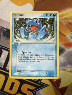 Pokemon EX Unseen Forces 78/115 Card - Totodile MP - Image 1