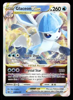 Glaceon VSTAR SWSH197 SWSH: Sword & Shield Promo Cards Promo NM - Image 1