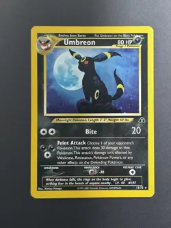 Umbreon Holo 13/75 Neo Discovery Pokemon Card - Image 1