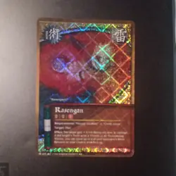 Naruto CCG Rasengan Jutsu J-235 Holo Naruto Uzumaki Standard Size English Card - Image 1