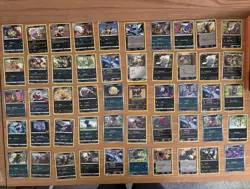 Pokemon TCG Dark-Type 50 Card Lot Holo Halloween Stamped EN Sun & Moon D&P - Image 1