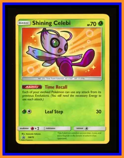 Shining Celebi - SM79 - Black Star Promo - Holo Promo - Pokemon Card - Image 1