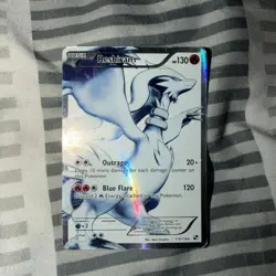 Reshiram 113/114 Black & White BW Pokemon Card Full Art 2011 Holo - Image 1