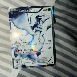 Reshiram 113/114 Black & White BW Pokemon Card Full Art 2011 Holo - Image 4