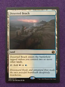 Deserted Beach x1 MTG Magic the Gathering - Innistrad: Midnight Hunt - Image 1
