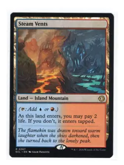 Steam Vents | Regular | NM | MTG | 0267 | Rare | ECL - Lorwyn Eclipsed - Image 1