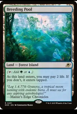 1x Breeding Pool - Edge of Eternities - NM - MTG - Image 1