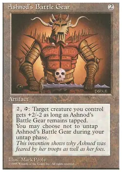 ASHNOD'S BATTLE GEAR x4 mtg VLP-NM 4th Edition 4 Unc - Image 1