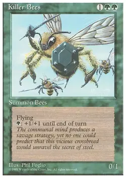 KILLER BEES x1 mtg VLP-NM 4th Edition 1 Unc - Image 1