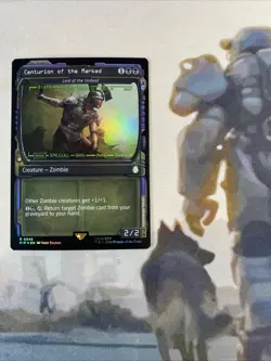 1x FOIL SHOWCASE CENTURION OF THE MARKED - Fallout MTG Magic lord ofthe Undead - Image 1