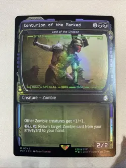 1x FOIL SHOWCASE CENTURION OF THE MARKED - Fallout MTG Magic lord ofthe Undead - Image 2