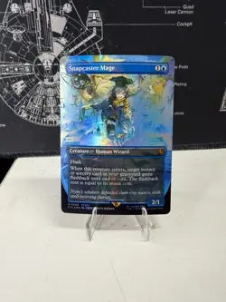 Snapcaster Mage (Borderless) (Chocobo Track Foil) Commander: Final Fantasy Foil - Image 1