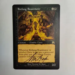 MTG Rotlung Reanimator Onslaught - Signed by Artist Thomas M Baxa - Image 1