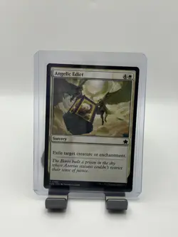 MTG, Angelic Edict $3 ORDER MIN 490 Foundations Regular - Image 1