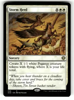 Storm Herd NM Starter Commander Decks 36 MTG Regular Rare - Image 1