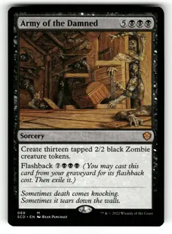 Army of the Damned NM Starter Commander Decks 68 MTG Regular Mythic - Image 1