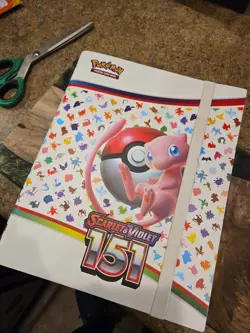 Pokemon TCG 151 Binder Used No Cards - Image 1