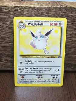 Pokemon TCG Wigglytuff Jungle Card 32/64 Unlimited Non-Holo Rare LP - Image 1