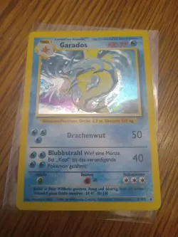 Gyarados 006/102 Base Set Holo MP - Pokemon Card TCG Vintage German - Image 1