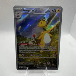 Pokemon Ampharos CR 090/086 Rare Holo 160 HP Lightning Eng 2026 - Image 1